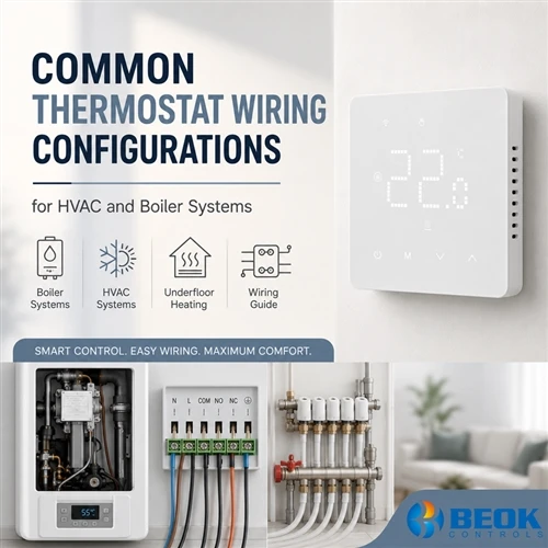 Configurazioni comuni di cablaggio del termostato per sistemi HVAC e caldaie