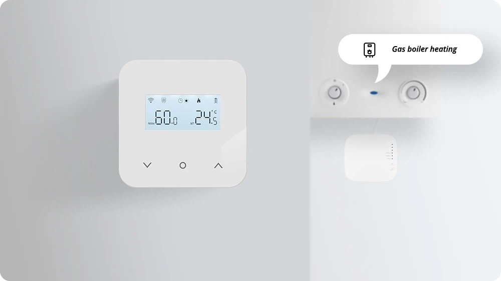 wireless boiler heating and cooling thermostat wireless boiler heating and cooling thermostat